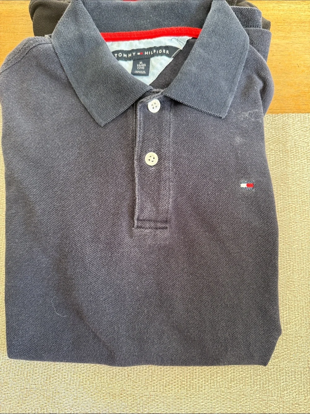 FIVE (5)Tommy Hilfiger Boys 20 Polo ShirtS with Signature Flag